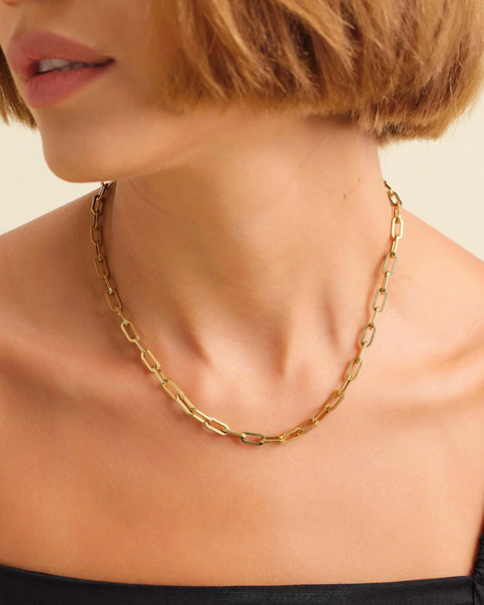 Paper Clip Bracelet + collier