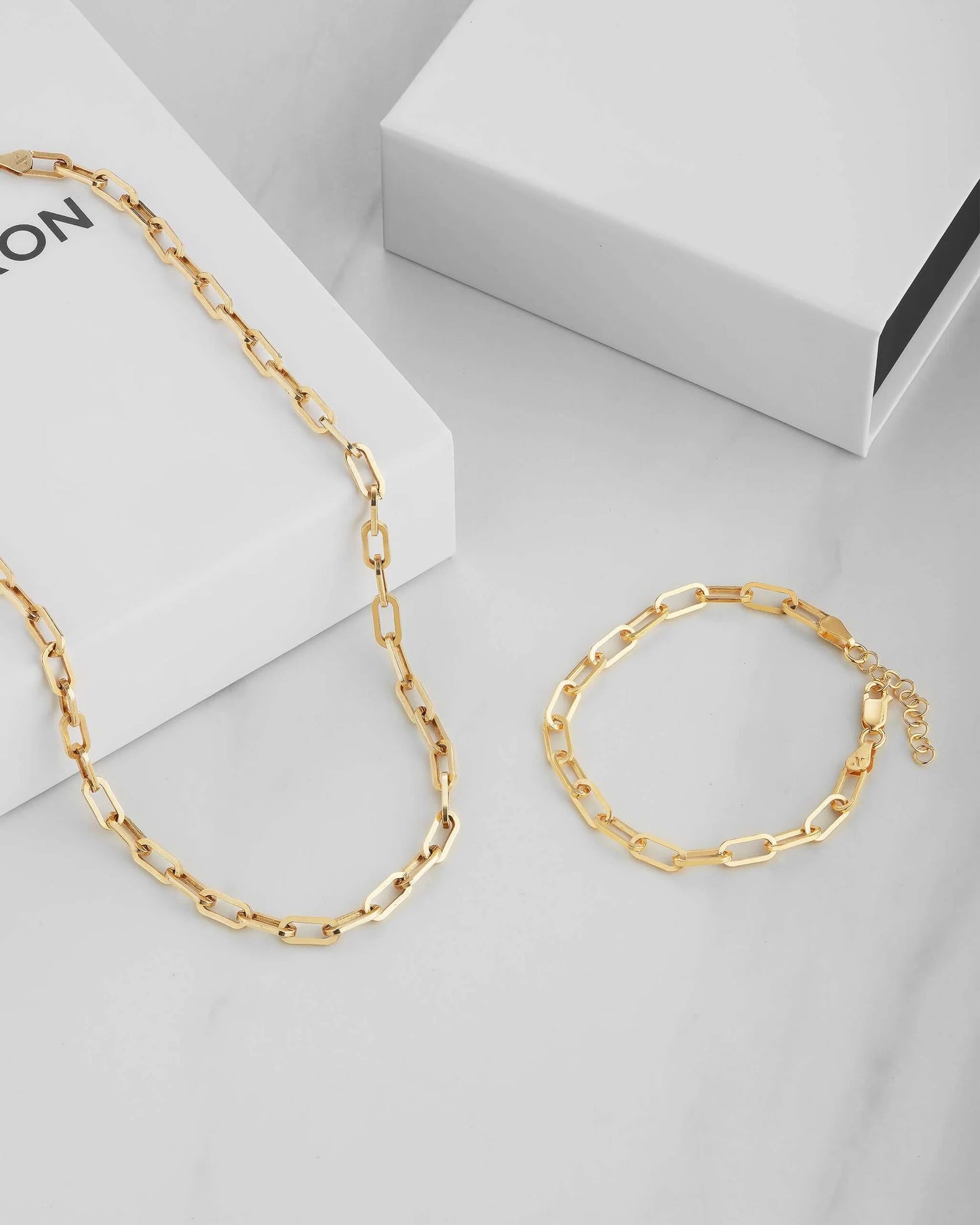 Paper Clip Bracelet + collier