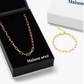Paper Clip Bracelet + collier
